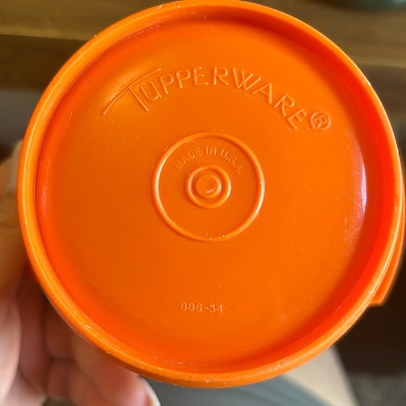 Vintage Orange Tupperware - Picture 2 of 5
